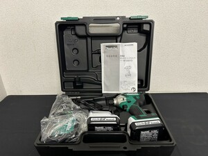 未使用保管品　美品　A3　makita　マキタ　MTD001D　充電式インパクトドライバ　BL1415G　バッテリー2個付き　電動工具　ケース付　現状品