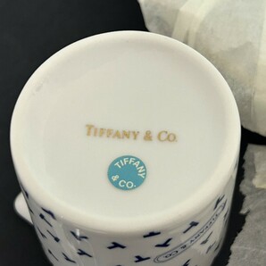 未使用保管品 A1 Tiffany＆Co. ティファニー 食器 12点 カップ 皿 ダンシングT プレート ブランド食器 元箱付 現状品の画像10