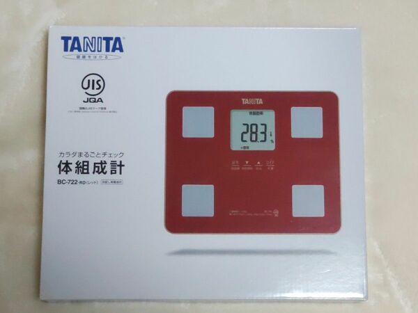 体組成計 BC-722-RD （レッド） TANITA 体重体組成計 レッド