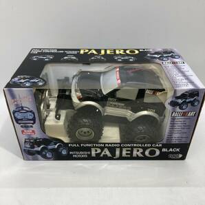 【1円～】トイコー ラジコン 三菱パジェロ ブラック MITSUBISHI PAJERO 車 CAR【中古品】の画像1