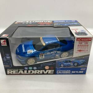 【1円～】ラジコンカー REALDRIVE カルソニックスカイライン CALSONIC SKYLINE 2951ーC2 車 ラジコン【中古品】