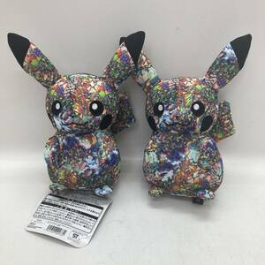 【１円～】ポケモンセンター 渋谷限定 ぬいぐるみ ピカチュウ まとめ売り グラフィティ総柄 Graffiti Art【中古品】