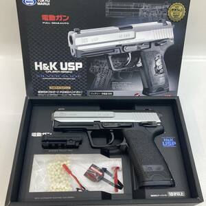 [1 jpy ~] Tokyo Marui electric gun H&K USP CALIBER.40S&W hand gun military TOKYO MARUI[ operation not yet verification / present condition goods ]