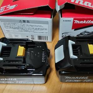 2個セット 新品 未使用 マキタ 6.0Ah 18V 純正 バッテリー BL1860B の画像4