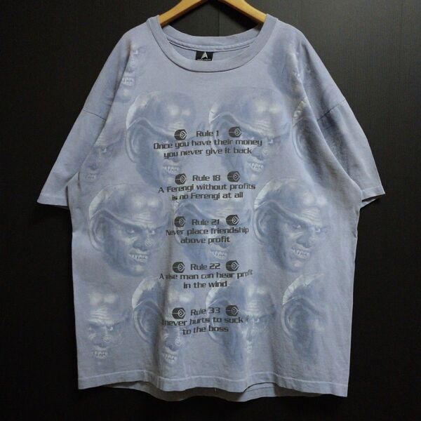 VINTAGE STAR TREK スタートレック USA製 総柄Tシャツ XL