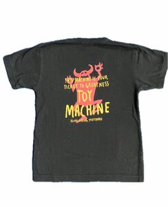 TOY MACHINE Tシャツ ブラック 半袖 キッズ 150