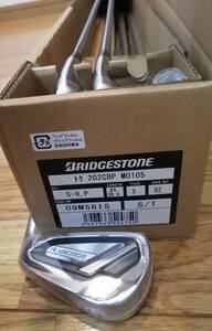 ★新品6本セット【TOUR B★202CBP／モーダス105★MODUS3 TOUR105（S）／ブリヂストンゴルフ★BRIDGESTONE GOLF／日本仕様】