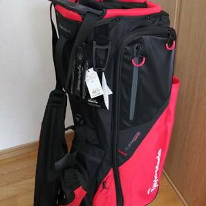 ★新品／スタンドキャディバッグ (赤黒T5)【テーラーメイド★TaylorMade／9.5型：2.5kg／47インチ対応／TA890】の画像5