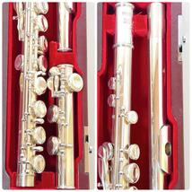 1940 【美品】パール Pearl フルート PF-651 Eメカ 頭部管銀製 Pearl Flute PF651 PF-651E PF651E Eメカニズム Silver PH-5A 送料無料_画像8