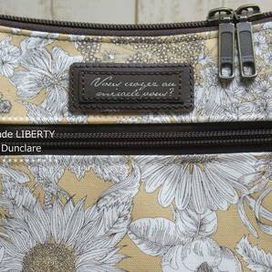 Handmade LIBERTY リバティ オックス生地 ★ Swim Dunclare スイム・ダンクレア ★ 三日月型ショルダーバッグ～ ♪の画像7