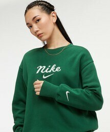 NIKE ナイキ スウェット オーバーサイズ 上下セットアップ レディース 緑 グリーン 希少 定価17000円程