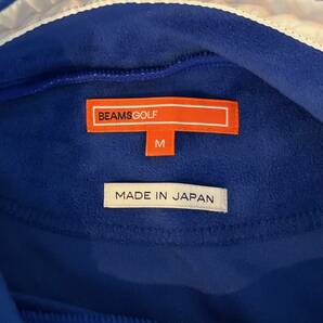 BEAMS GOLF ビームス ゴルフ フリース 半袖 シャツ ブルゾン サイズMの画像2