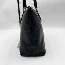 1円【極美品・定価約5万】FURLA フルラ トートバッグ ハンド ビジネスバッグ ブラック 黒 ゴールド A4◎ 大容量 レザー 本革 メンズ_画像5