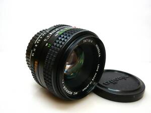 ★MINOLTA(ミノルタ)◆ MC ROKKOR-PF 1:1.7 f=50mm ●実用・良品