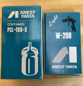 アネスト岩田　IWATA スプレーガンW-200-201S・PCL-10B-3 スプレーガンセット　未使用品