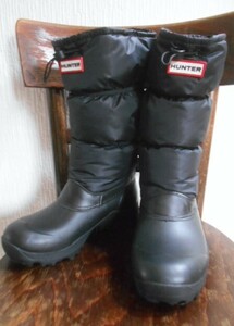 [ with translation ]HUNTER* Hunter *.. down boots / snow quilt boots UK6( approximately 24.5cm)