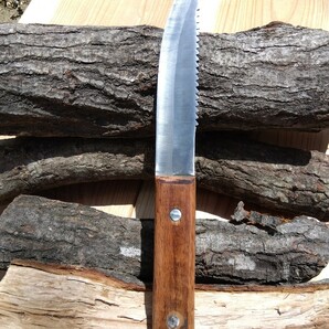 ナイフ 和式ナイフ 山刀 ハンティングナイフ サバイバルナイフ 狩猟刀 キャンプ アウトドア 山師 鋼刃の画像4