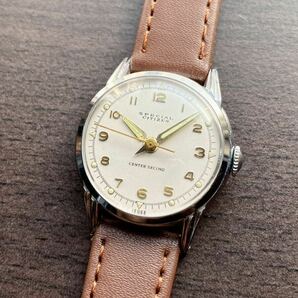 希少★ シチズン CITIZEN B中三針 1940〜50年代製 センターセコンド SPECIAL CITIZEN 検)手巻き 動作品 全数字 出車の画像6