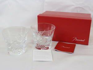 未使用保管品 Baccarat/バカラ 2014 ステラ ペア ロックグラス イヤーグラス タンブラー ブランド 食器 60サイズ