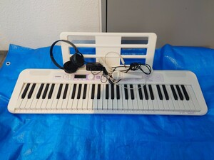 sr1234 015 通電確認のみ CASIO キーボード LK-315 電子ピアノ カシオ 光ナビゲーションキーボード シンセサイザー 現状品 中古