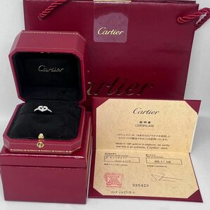 Cartier カルティエ　シーハート　リング　ホワイトゴールド 11号