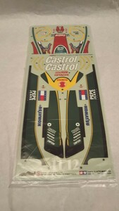 《当時物 未使用》［タミヤ ロータス107B フォード ステッカー 3枚組］1/10 RC ラジコン F1 / TAMIYA LOTUS 107B FORD / デカール