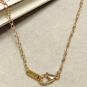 新品 送料全国一律 インフィニティネックレス Gold necklace 18kgp Gold Plated 35 の画像4