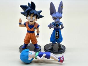 現状品 箱無 セット ドラゴンボール コレクタブル フィギュア 劇場版 神と神 孫悟空 ビルス ブルマ