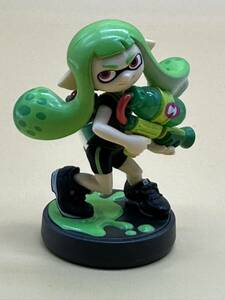 初期化済 アミーボ amiibo スプラトゥーン Splatoon ガール ライムグリーン フィギュア Nintendo 任天堂