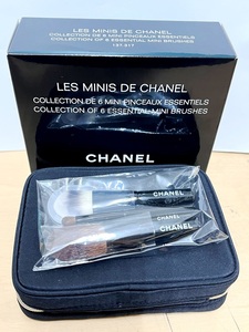 ☆【未使用】CHANEL/シャネル レ ミニ ドゥ シャネル 2010 限定品 6本のミニブラシセット《ポーチつき》☆ 