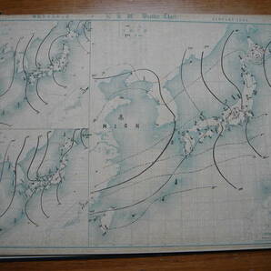 戦前 中央気象台発行大判天気図 明治38年1-3月期90枚一括■韓国朝鮮台湾中国支那満州天気予報データ大量■釜山恒春台東台南澎湖島台北の画像6