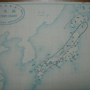 戦前 中央気象台発行大判天気図 明治34年4-6月期91枚一括■韓国朝鮮台湾中国支那満州天気予報データ大量■釜山仁川元山竹島鬱陵島台北の画像7