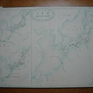 戦前 中央気象台発行大判天気図 明治34年10-12月期92枚一括■韓国朝鮮台湾中国支那満州天気予報データ大量■釜山仁川元山竹島鬱陵島台北の画像5