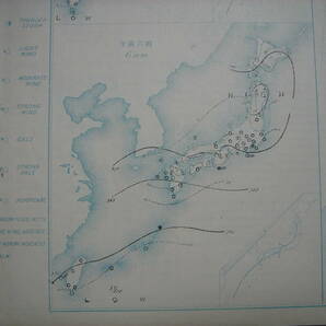 戦前 中央気象台発行大判天気図 明治35年4-6月期91枚一括■韓国朝鮮台湾中国支那満州天気予報データ大量■釜山仁川元山竹島鬱陵島台北の画像10