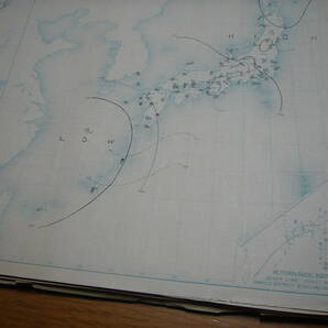 戦前 中央気象台発行大判天気図 明治35年4-6月期91枚一括■韓国朝鮮台湾中国支那満州天気予報データ大量■釜山仁川元山竹島鬱陵島台北の画像9