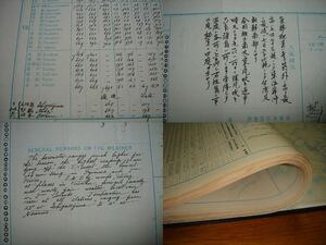 戦前 中央気象台発行大判天気図 明治34年4-6月期91枚一括■韓国朝鮮台湾中国支那満州天気予報データ大量■釜山仁川元山竹島鬱陵島台北