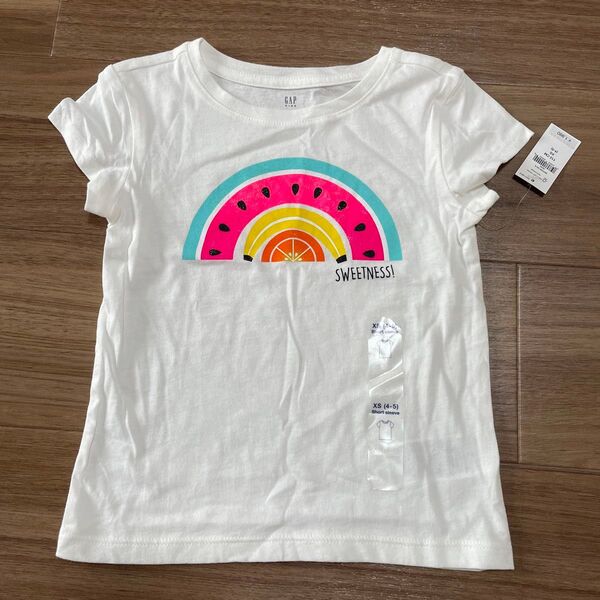 新品タグ付きGAP 半袖Tシャツ ロゴ 110