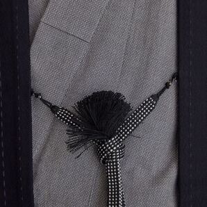 美品 送料込 羽織紐 / 伊賀組紐 / 内記組 ドット / Black 着物 浴衣