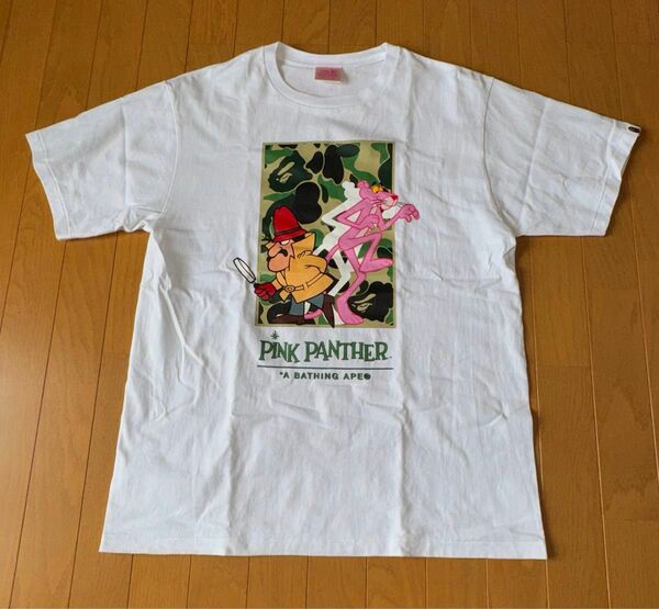 A BATHING APE × ピンクパンサー　Tシャツ　サイズXL