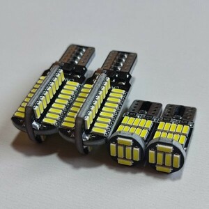 GR86 BR-Z 超爆光！T10 LED ルームランプ（前）バックランプ 4個セット ホワイト トヨタ スバル /72/26