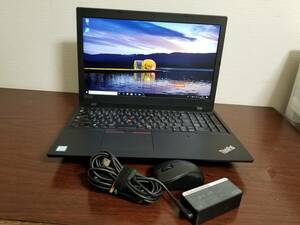 521 美品 Lenovo ThinkPad L580 Core i5 第8世代 (8250U)◆RAM8GB◆ M.2 SSD256GB◆15.6インチFull HD(1920*1080)◆Win10 PC◆Office2021