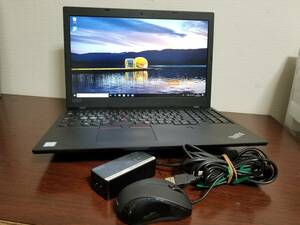 596 美品 Lenovo ThinkPad L580 Core i5 第8世代 (8250U)◆RAM8GB◆ M.2 SSD256GB◆15.6インチFull HD(1920*1080)◆Win10 PC◆Office2021