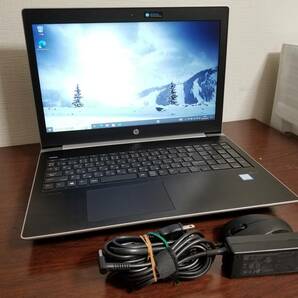 391 2台 HP ProBook 450 G5 Core i5 第８世代 (8250U)◆メモリ8GB◆M.2 SSD256GB◆15.6インチ HD 動作品 Win11 PC Office2021 laptop