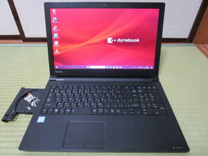 「良品 ハイスペック」東芝 dynabook　B65/H　 Win11 Pro　Core i 5-8250U　 16GB　 新品SSD 512GB　DVD Webカメラ　M S office 365