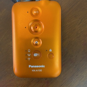 (中古品)パナソニック ウェアラブルカメラ オレンジ HX-A100の画像2