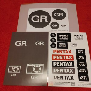 RICOH PENTAX GR sticker camera 