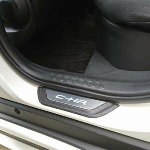 トヨタ C-HR ドア スカッフプレート ステップガード 4PCSセットの画像3