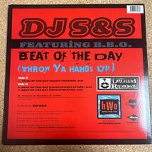 DJ S&S / BEAT OF THE DAY (THROW YA HANDS UP) / LP レコード_画像2