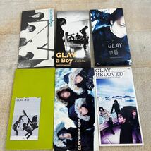 【送料込】8cmシングル 8センチ GLAY6枚セット　口唇　aboy 誘惑　BELOVED HOWEVER ジャンク品_画像1