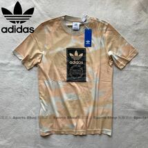 格安送料 O （XL）サイズ 新品 adidas originals アディダス オリジナルス Tシャツ 半袖 スポーツウェア 迷彩 カモ シャツ ロゴ LL GN1864_画像1